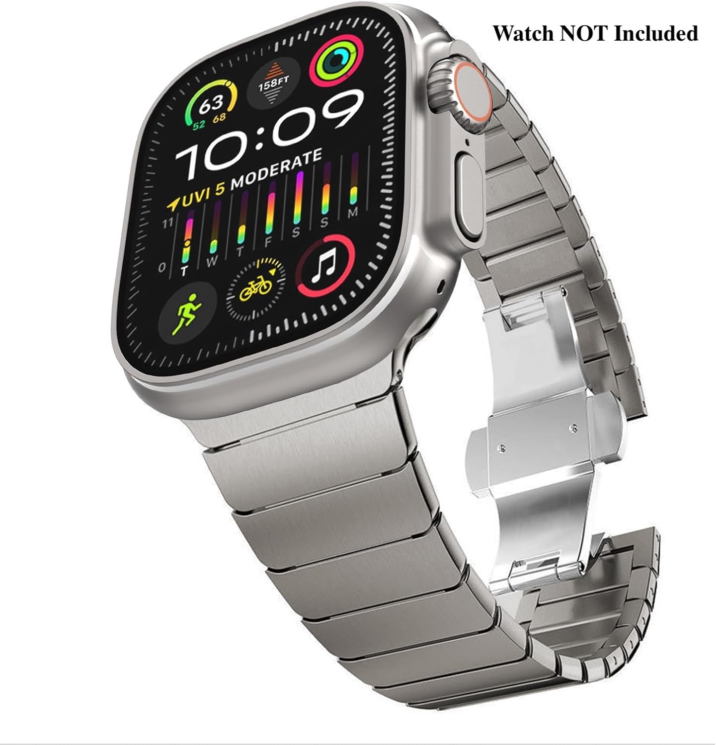 Titanium Metal Watchband for Apple Watch