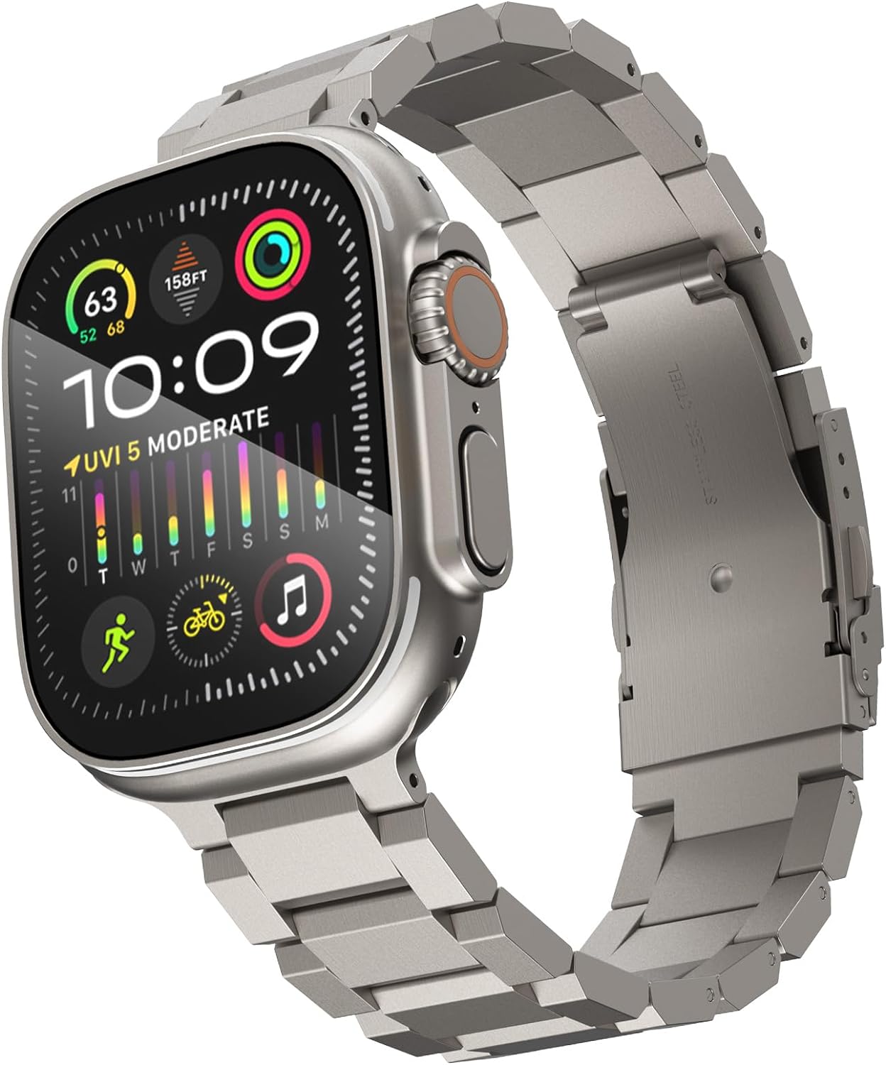 Titanium Metal Watchband for Apple Watch