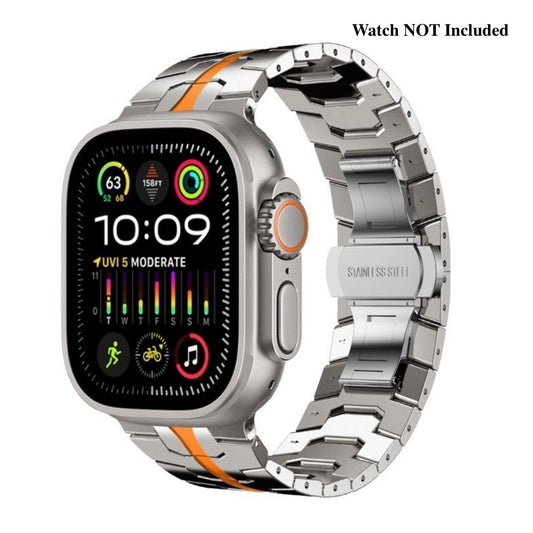 Titanium Metal Watchband for Apple Watch-Ironman Version