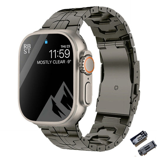 Titanium Metal Watchband for Apple Watch Ironman Basic Version